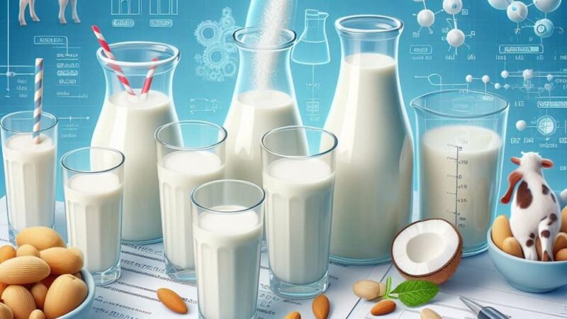 Analiza wpływu różnych alternatyw mleka na gęstość mineralną kości